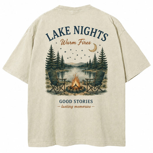 Lake Nights Campfire Tee